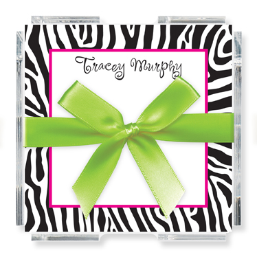 Zebra Stripe Memo Squares